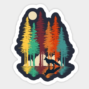 Forest Fox Sticker